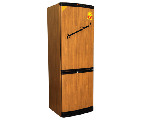 Alaska Freestanding Refrigerator, Defrost, 2 Doors, 233 liter, Brown - KSD 25
