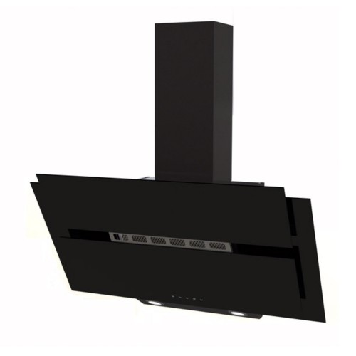 Elba Built-In Digital Decorative Hood, 90 cm, Black - XCH 941 BK/7411